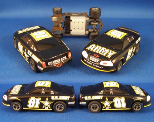 2004 LIFE-LIKE Chevy 01 ARMY FASTEST 'T' Slot Car 9075