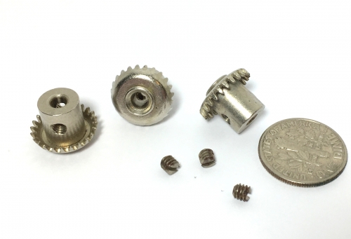1/24 Aristocraft set of EIGHT slot car axle nuts  NEW OLD STOCK LOOSE L 