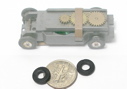 4 Aurora Model Motoring Slot Car T-Jet TRUCK TIRES 8372 