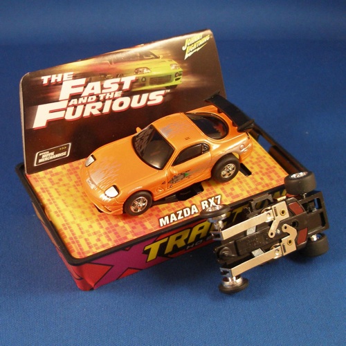 2004 JL FasT & Furious HO Slot Cars ORANGE MAZDA RX7