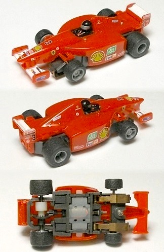 2001 TYCO 440-X2 Ferrari #3 F1 Indy HO Slot Car 95715
