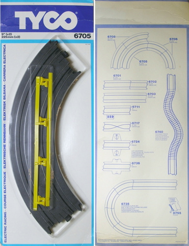 Tyco US1 Electric Trucking Curved Track 9'' R 1/4 Track. 