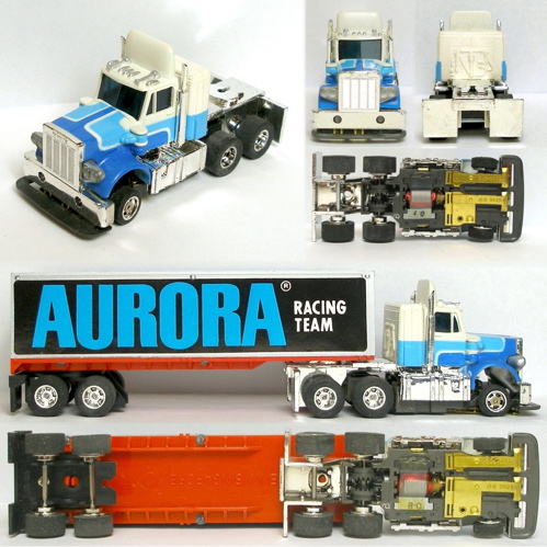 1979 Aurora Speedsteer TCR PB WHT Tractor & Tr. SlotCar