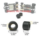 13pc Rokar LIFE-LIKE M-Style pre1999 Slot Car Chassis Factory Tune Up Parts 