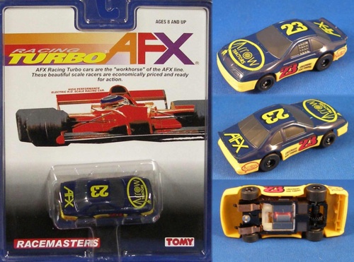1999 AFX TOMY Turbo NASCAR #23 Ford HO Slot Car 9934
