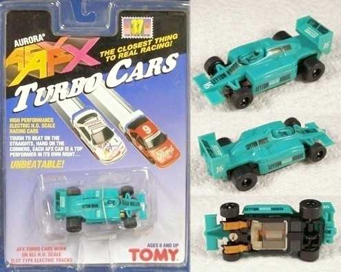 1996 Aurora AFX TOMY Turbo Leyton House HO Slot Car A+