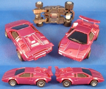 1993-94 TYCO 440-X2 TYCO Lamborghini Slot Car Rare Pink