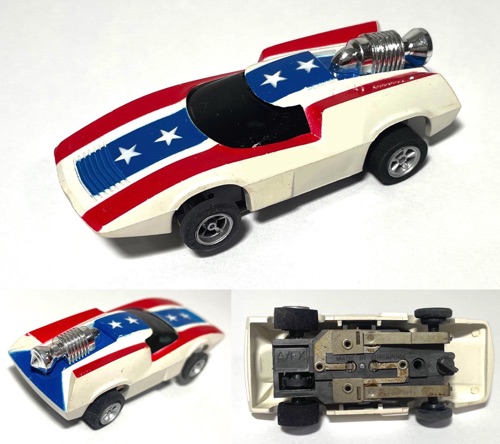 1971 Aurora Slot Car AFX Non-Mag TERRIBLE TURBO TURNON Red/White