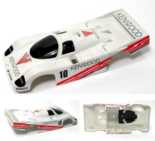 1990 TYCO Slot Car PORSCHE 962 KENWOOD Group C RARE X-19